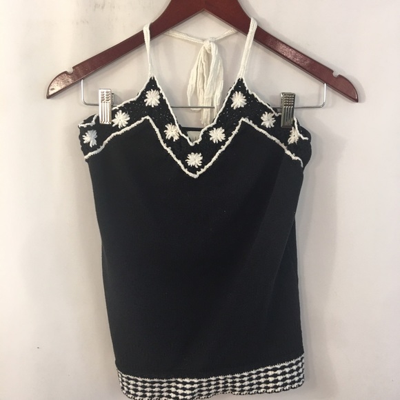 LOFT Tops - Ann Taylor LOFT Halter Top Boho Festival Sweater